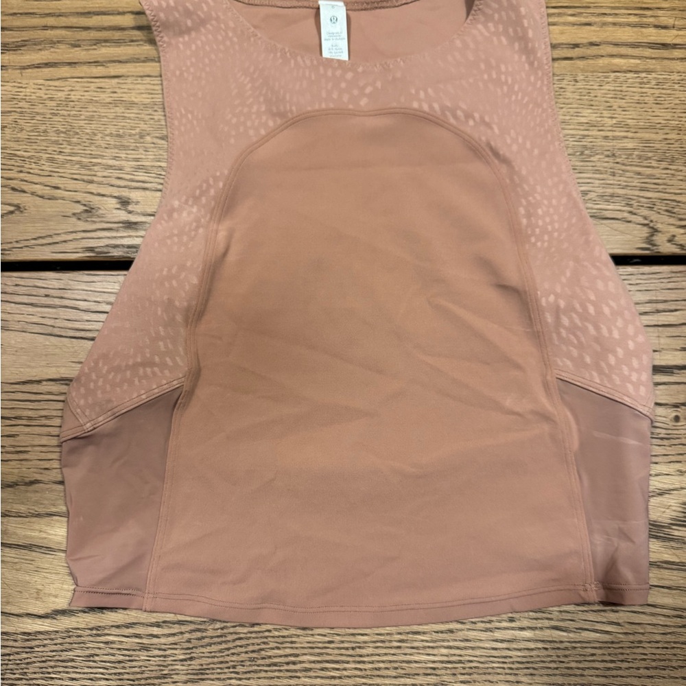 Lululemon Mesh Sculpt Training Tank Size 6”
